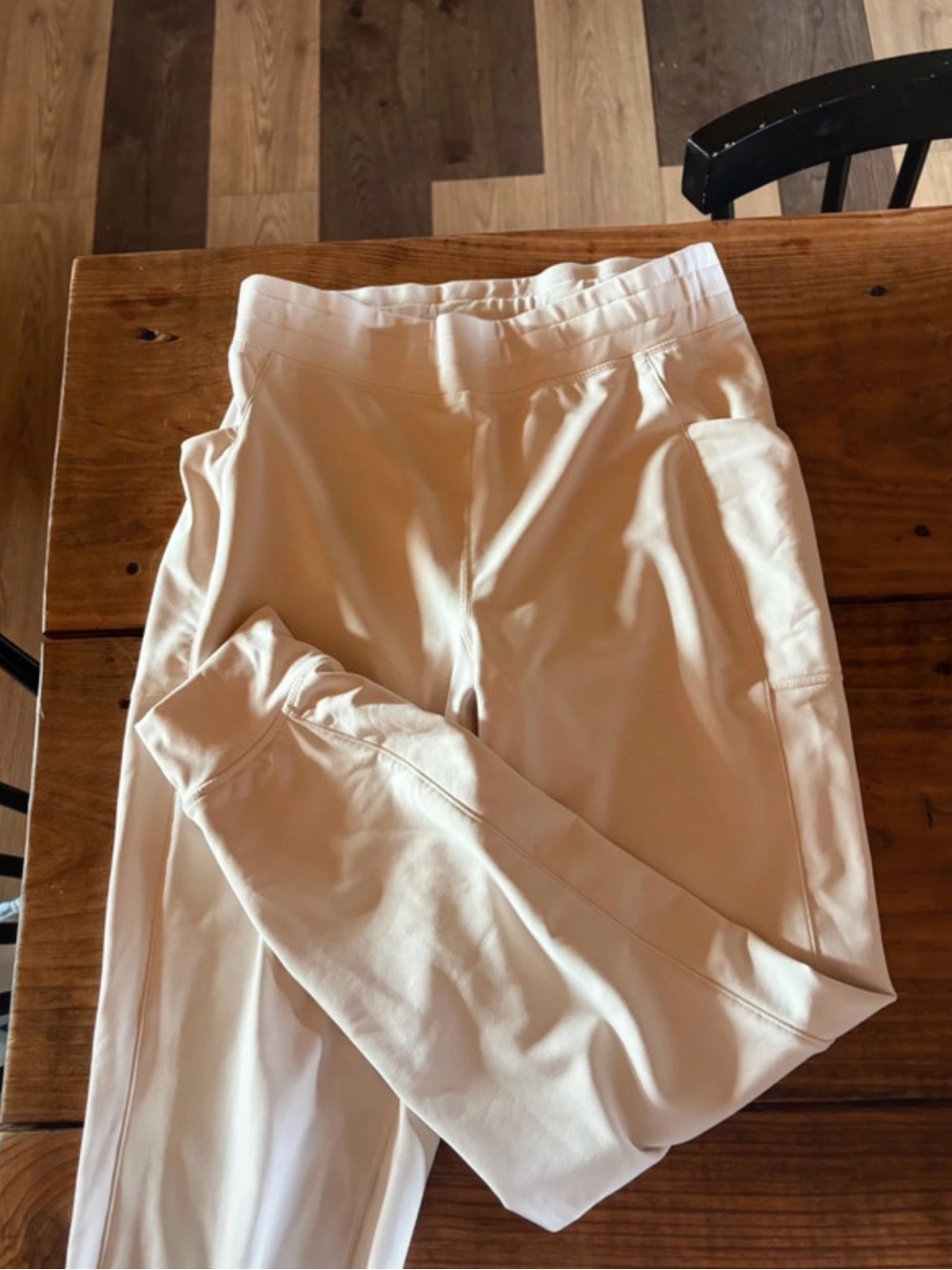 Fabletics Cream Track Joggers for Women